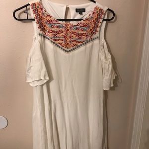 off the shoulder spring dress
